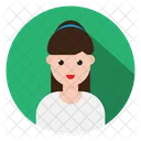 Fille Avatar Femme Icon