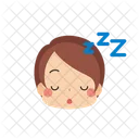 Fille Emoji Endormie Icon