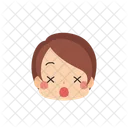 Fille Emoji Etourdie Icon