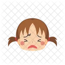 Fille Emoji Fatiguee Icon