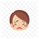 Fille Emoji Fatiguee Icon