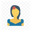Fille  Icône