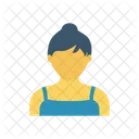 Fille  Icône