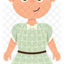 Fille  Icône