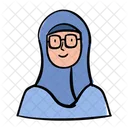 Fille Musulmane Fille Hijab Femme Icon