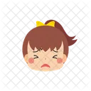 Fille Emoji Perseverant Icon