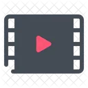 Bildschirm Wiedergabe Video Symbol