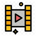 Film spielen  Symbol