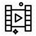 Film spielen  Symbol