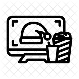 Film schauen  Symbol
