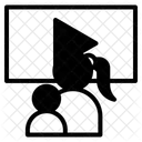 Film Ansehen Kino Kino Symbol