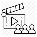 Film schauen  Symbol
