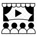 Film Ansehen Kino Symbol