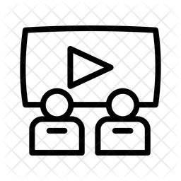Film schauen  Symbol