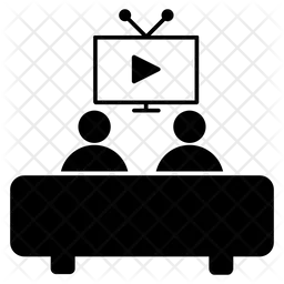 Film schauen  Symbol
