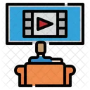 Film Ansehen Kino Symbol