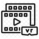 Film schauen  Symbol