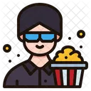 Film schauen  Symbol