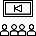 Film schauen  Symbol