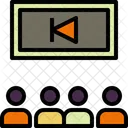 Film schauen  Symbol