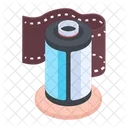 Camera Roll Film Cartridge Film Roll Symbol
