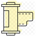 Film Cartridge Color Shadow Thinline Icon Icon