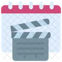 Film Watching Calendar Icon