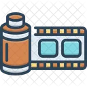 Film Roll Cartrige Film Icon