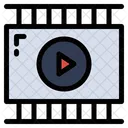 Filmschnitt Journalistenvideo Video App Symbol