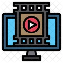 Film Strip Monitor Player Icon