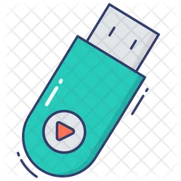 Film-USB-Stick  Symbol