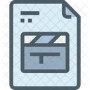 Film Datei Filmklappe Symbol