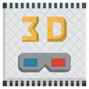 Filme 3D  Ícone