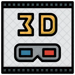 Filme 3D  Ícone