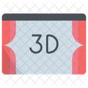 Filme 3D  Ícone