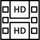 Filme HD Cartucho De Filme Rolo De Filme Ícone
