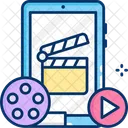 Filmes Videos Midia Ícone