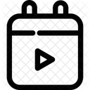 Programacao De Filmes Data Calendario Icon