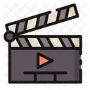 Filmklappe Film Schiefer Symbol