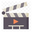 Filmklappe Film Schiefer Symbol