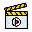 Klappe Brett Video Symbol