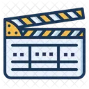 Filmklappe Film Produktion Symbol