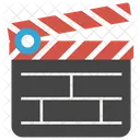 Filmklappe Filmproduktion Actionboard Symbol