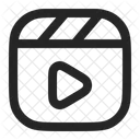 Filmklappe Spielen Symbol