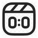 Filmklappe Timer Symbol
