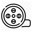 Filmrolle Filmrolle Vintage Film Symbol