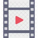 Filmstreifen Rolle Spieler Symbol