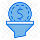 Filter Money Funnel Icon