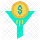 Money Filter Economy Filtration Icon