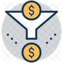 Finance Filter Dollar Icon